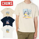 チャムス ブービーピクニックTシャツ CH01-2558 プリント 半袖 カットソー トップス シャツ 綿100 春 夏 秋 メンズ ユニセックス レディース カジュアル アウトドア かわいい ショートスリーブ プレゼント CHUMS 薄手 父の日