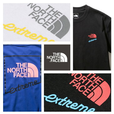 THE NORTH FACE ノースフェイス 半袖 S/S Extreme Tee Tシャツ [Lot/NT32033] メンズ タフ 頑丈 ヘビーオンス コットン ストリート カジュアル バックプリント