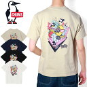 CHUMS チャムス ポケットTシャツ メンズ 半袖 USAコットン 綿100 イラストTシャツ グラフィックTシャツ ユニセックス ポケット スーパーマーケッ...