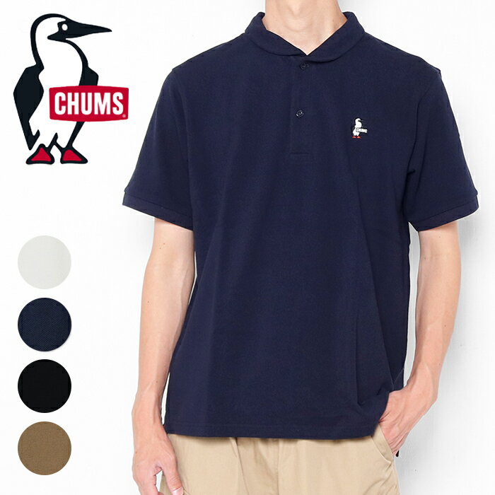 CHUMS チャムス ブービー ポロシャツ CH02-1271 メンズ 半袖 ポロシャツ 半袖ポロ ...