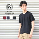 【20％OFF】 BROWN BAG LIQUOR ブラウンバッグリカー tシャツ トップス メンズ 半袖 Vネック 胸ポケット 無地 大きいサイズ コットン インナー Lot/BBL-CUT1302P プレゼント ギフト