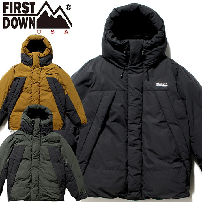 【20％OFF】FIRST DOWN ファーストダウン MOUNTAIN DOWN JACKET マウンテンダウンジャケット マウンテンダウン ダウンジャケット [Lot/F842503C] ダウン パーカ メンズ アウター ミリタリー バルトロ 防寒 最強アウター 700フィルパワー