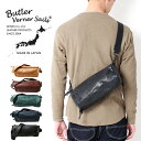 【5倍】Butler Verner Sails バトラーバーナーセイルズ 馬革 ロールショルダー [Lot/JA-1059] ショルダーバッグ ミニショルダーバッグ ボディバッグ 鞄 かばん バッグ 日本製 ボディバッグ 斜め掛け ショルダー メンズ プレゼント ギフト 贈り物父の日 ギフト