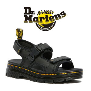 【正規取扱店】DR.MARTENS ドクターマーチン FORSTER サンダル [Lot/26471001] フォースター ブラック メンズ レディース 男性 女性 オシャレ おそろい プレゼント 夏 人気 ユニセックス 黒 カジュアル シューズ 父の日 プレゼント