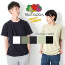 FRUIT OF THE LOOM フルーツオブザルーム 半袖 ヘビーウェイト コットン ポケットT Tシャツ Lot/14669000 トップス メンズ 部屋着 黒 白 Tシャツ ティーシャツ パックT クルーネック