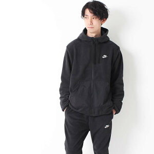 NIKE ナイキ NSW SPE+ ウィンター フリース フルジップ L/S フーディ スウェット [Lot/DD4883] パーカー フリース スウェット ジップ フーディ アウター トレーニング ウェア スポーツ メンズ 黒 ブラック 秋 冬 プレゼント