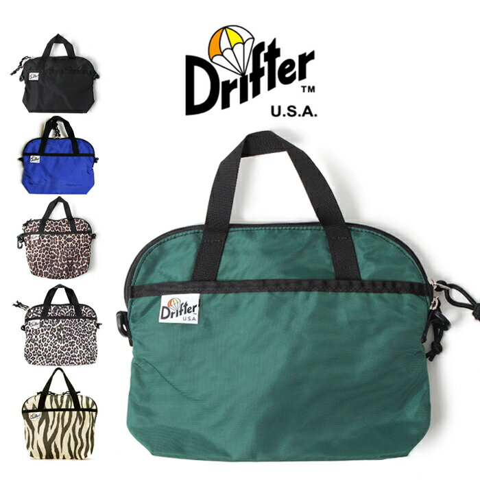 Drifter ドリフター ラウンドショルダーバッグS  ショルダーバッグ セカンドバッグ サコッシュ 鞄 カバン 肩掛け 小さい 小ぶり ミニポーチ ミニ お出かけ レオパード ヒョウ柄 オトナカジュアル レディース 女性 プレゼント ギフト