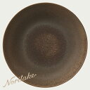 オリッジ 28cm クーププレート (茶) 〈10-587J/94921〉 ノリタケ 正規品 ホテル レストラン 業務用 プロユース 食器 皿 化粧箱なし
