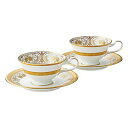 Noritake ノリタケ ジョージアンパレス ティー・コーヒー碗皿ペア (プレゼント/ギフト/GIFT) のし 包装 ラッピング メッセージカード 無料