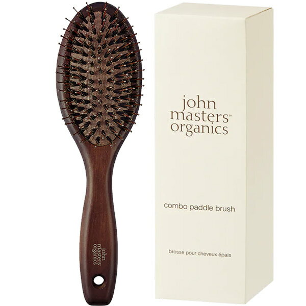 【正規品】ジョンマスターオーガニック コンボパドルブラシ JMP2002 ヘアブラシ 通常サイズ 頭皮ケア ブラッシング ギフト 誕生日 母の日 女性