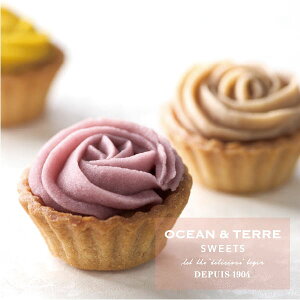 OCEAN＆TERRE オーシャンテール スイーツ フラワーモンブラン タルト 焼き菓子 手土産 スイーツ ギフト 御歳暮 お歳暮 お年賀