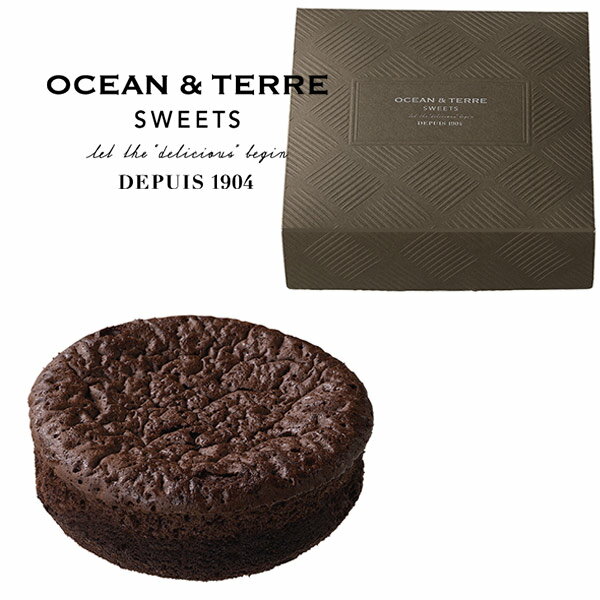 OCEAN＆TERRE ベルギーショコラケーキ 〈AS048〉 オーシャンテールスイーツ チョコレート 菓子引き出物 結婚内祝い 出産内祝い 誕生日 バースデープレゼント 粗品 記念品 初節句 父の日