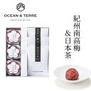 Premium 紀州南高梅&日本茶セットE OTVL8 オーシャンテール OCEAN&TEREE 〈A585〉 出産内祝い 結婚内祝い 新築内祝い 快気祝い お返し 粗品 記念品 香典返し 法事 法要 お礼 引き出物