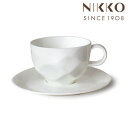 NIKKO こだわりの食器 ニッコー 花影 / 沙羅 花影 兼用碗皿(230cc) 〈11201-AB00〉 のし ラッピング メッセージカード 無料