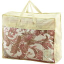 ダウン85%入 羽毛肌掛けふとん ピンク 〈NUF-2730PI〉 布団・ケット