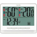 タニタ デジタル温湿度計 ホワイト 〈TT538WH〉 温湿度計