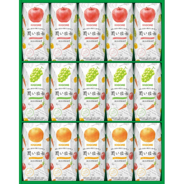 カゴメ 潤い日和(15本) 〈URB-30S〉 野菜・果実飲料