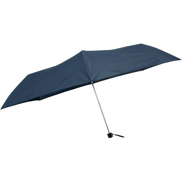 65cm耐風式折りたたみミニ傘 ネイビー 〈5038-NV〉 〔A4〕 紳士折たたみ傘