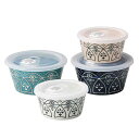 モロッカン マルチレンジ4pcs 〈01486〉 M-mode 食器セット レンジパック 保存容器 密閉 電子レンジ