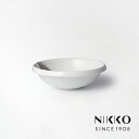 NIKKO(ニッコー) MARBLE GREY(マーブルグレー) 17cmボール 〈11402-1217〉 食器 サラダ皿 ボウル 丸皿 スープ皿 大理石 おしゃれ 金 ゴールド 灰色 グレー 白 ホワイト 食洗機可