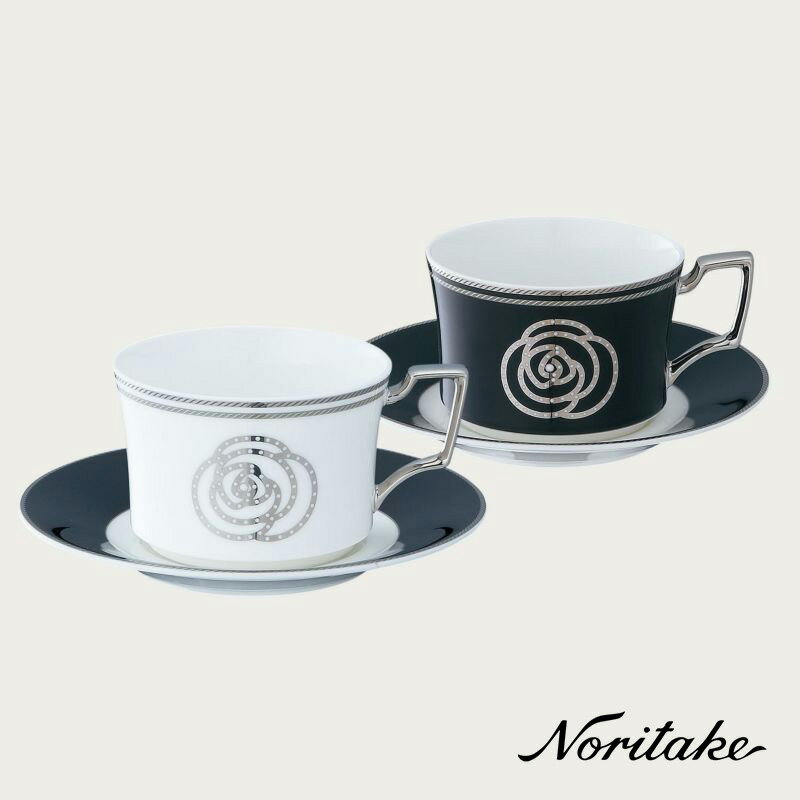 エイダン カップ＆ソーサーペア（色変り） ノリタケ Noritake 正規品 〈4867-12L/P93687〉 碗皿 結婚祝い 新築祝い ギフト