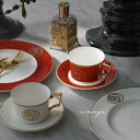 エイダンゴールド カップ＆ソーサー（赤） 〈4941-1L/T93687〉 ノリタケ Noritake 正規品 食器 カップ＆ソーサー 1客 2