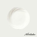 アンサンブルホワイト 18.5cmプレート ノリタケ Noritake 〈9640L/59315A〉 白い食器 皿 化粧箱なし