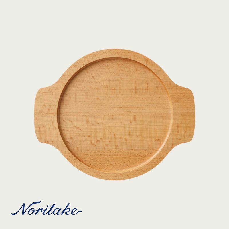 当日出荷休止中 在庫限り 木製トレイ丸型（グラタン用） ノリタケ Noritake 正規品 〈WOOD/TRAY-GB〉 洋食器 化粧箱なし トレイ 木製 ノリタケ 食器