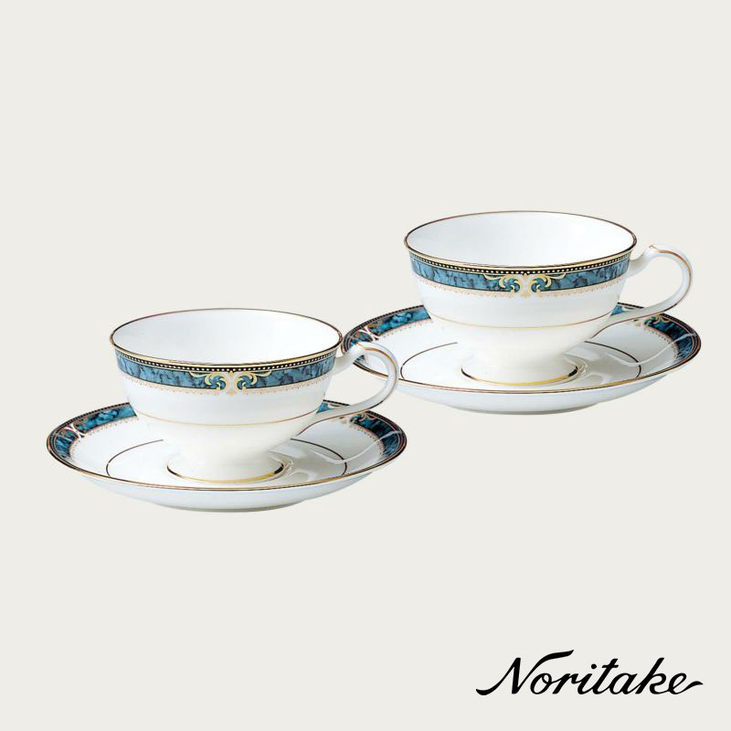 エセックスコート カップ＆ソーサーペア 〈4727L/P97221〉 ノリタケ Noritake 正規品 碗皿 セット