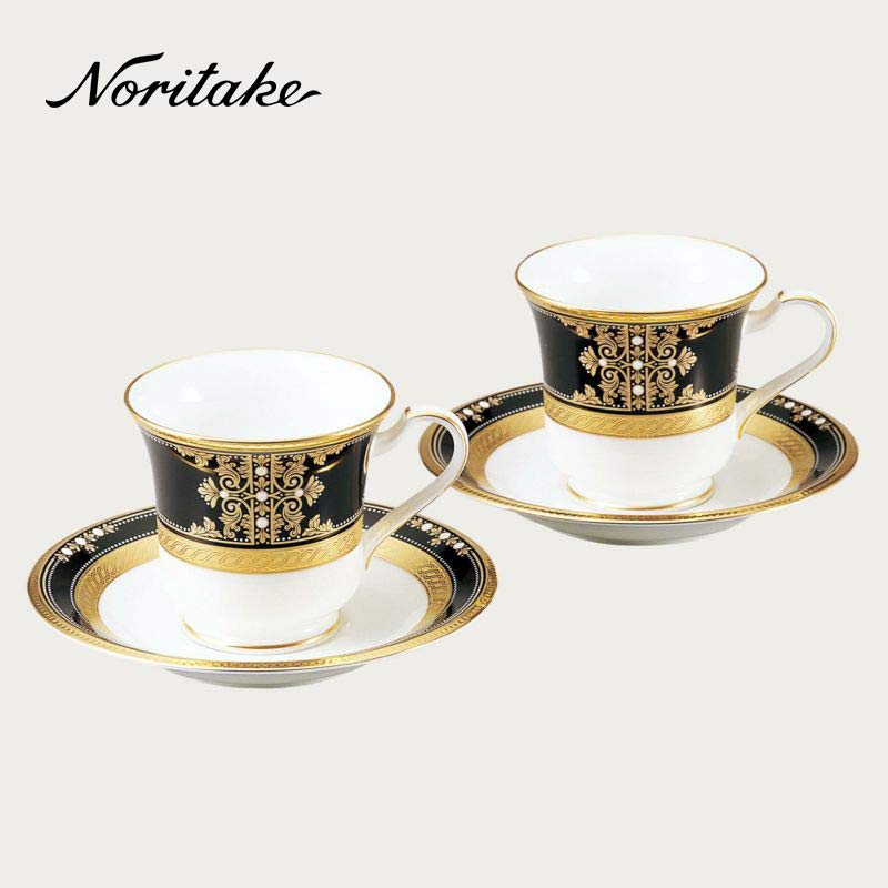 イブニングマジェスティ アメリカンカップ&ソーサーペア ソーサーのみイニシャル入り ノリタケ Noritake 〈4818IS/P59589〉 碗皿 正規品取扱...