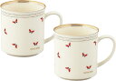 ペアマグセット (PONT MARIE) 〈MB6300-13〉 HANAE MORI ハナエモリ 食器 マグカップ