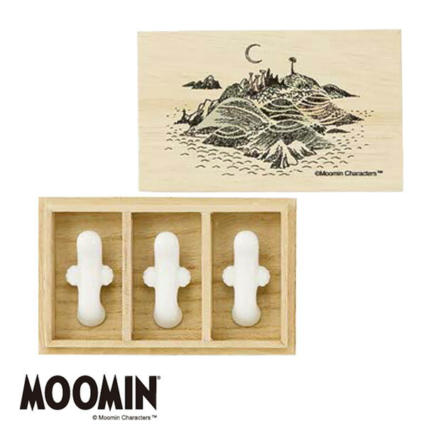 ニョロニョロ 箸置き 3個セット 木箱入 MOOMIN ムーミンシリーズ 〈MM8500-433〉 少しずつ揃えたい ムーミン食器 プレゼント r7d