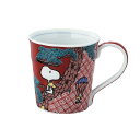 当日出荷 マグ (赤絵) (単品) SNOOPY スヌーピー 九谷焼 〈SN362-11〉 山加商店 スヌーピー マグカップ スヌーピー グッズ 大人 食器 マグ