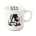 当日出荷 イニシャルマグ (A) (単品) SNOOPY スヌーピー イニシャル(オノマトペ) 〈SN881-11〉 山加商店 食器 マグカップ