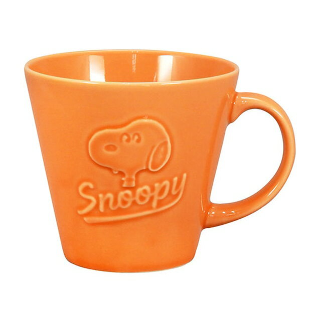 マグ 蜜柑 単品 SNOOPY スヌーピー レリーフマグ SN901-11 山加商店 食器 マグカップ