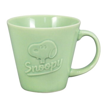 マグ (青磁) (単品) SNOOPY スヌーピー レリーフマグ 〈SN902-11〉 山加商店 食器 マグカップ