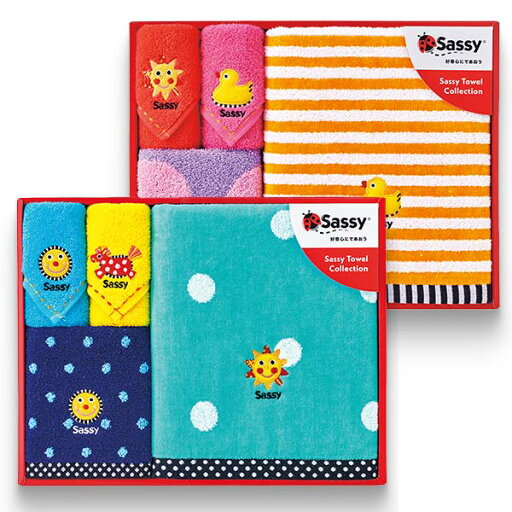 Sassy サッシー バスタオル×1、ウォッシュタオル×1、ミニタオル×2 ブルー〈SA-7322〉 or ピンク〈SA-7326〉 出産お祝い 出産内祝い Sassy サッシー バスタオル×1、ウォッシュタオル×1、ミニタオル×2 ブルー〈SA-7322〉 or ピンク〈SA-7326〉 出産お祝い 出産内祝い