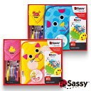 サッシー フード付きバスタオル Sassy サッシー フード付きバスタオル×1、ミニタオル×1、歯がため×1、ラトル×1 キャット〈SZ-7511〉 or ドッグ〈SZ-7512〉 出産お祝い