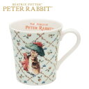 ピーターラビット PEATER RABBIT マグカップ ベンジャミン 300ml 〈PR1602-11〉 日本製 山加商店 陶器 ピーターラビット食器 ピーターラビット グッズ