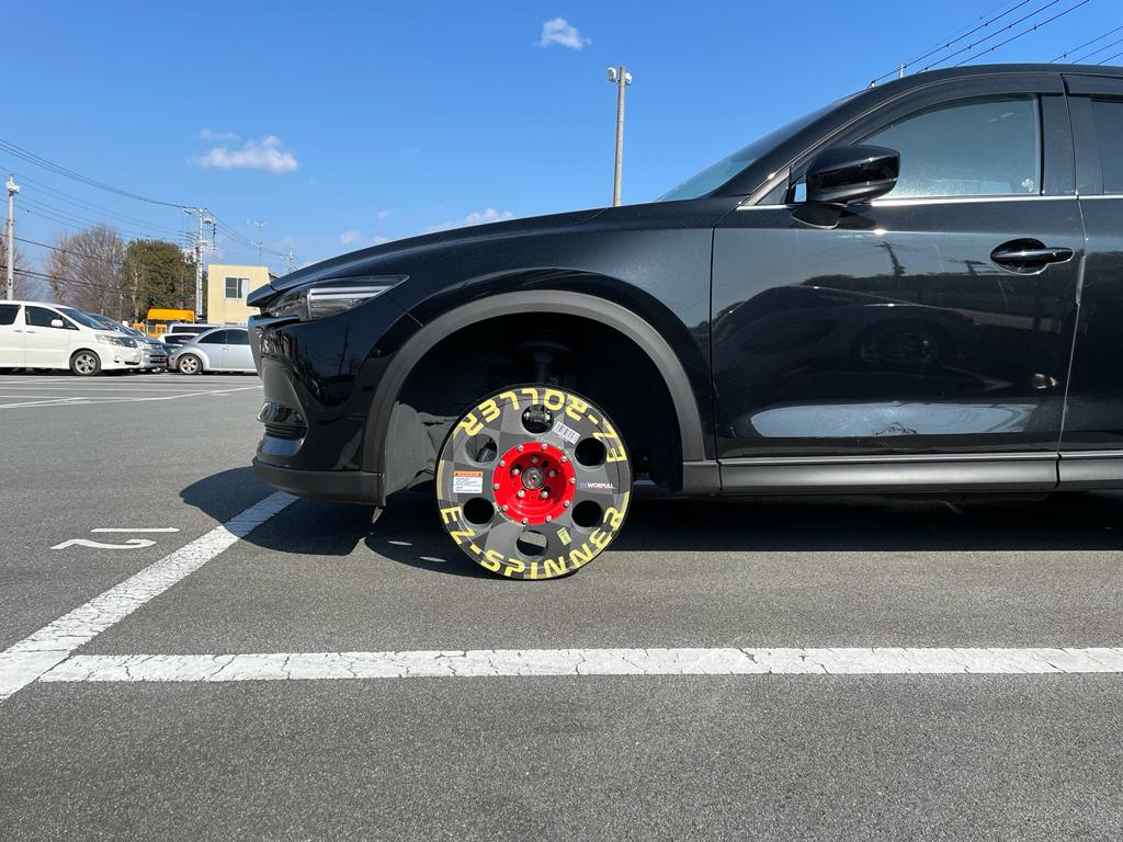 EZローラー スピナー用リングセット 5ナット6ナット用 不動車をらくらく移動！ レッカー作業に！ 車両修理工場で！ ロードサービスの必需品！ jyonan-hd-10000100 JYONAN-HD サンプル画像2