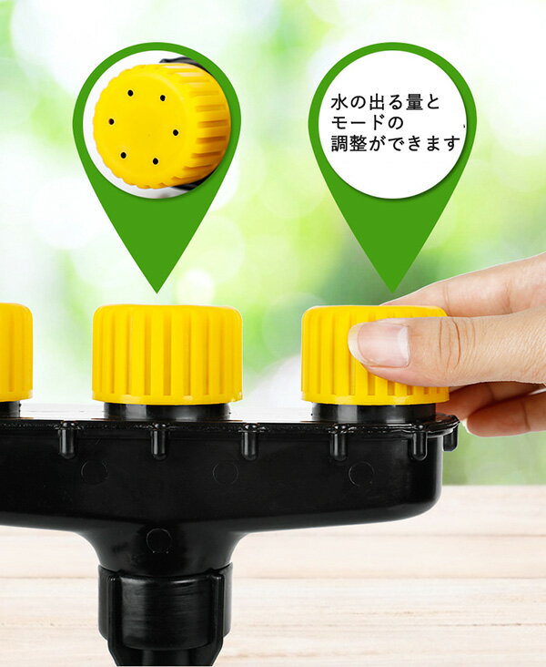 散水ノズル ミストシャワー ガーデニング 屋外 ウォッシュガン 霧吹き ガーデン ガーデニング 洗車フォームガン ノズル 洗車 掃除用品 洗車 タイヤ 玄関 庭 窓 水やり散水栓 熱中症 庭 暑さ体策 屋外用 校庭 グラウンド イベント 公園霧 3