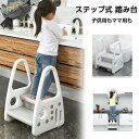 \15%OFFクーポン 9/11まで/脚立 踏み台 2段 子供 ステップ式 安全 丈夫 スリム 手すり付き 安定 トイレトレーニング 折りたたみ 子供 トイレ補助 トイレ練習 トイレ 洗面所 台所 キッチン 子供用 キッズ ベビー 滑り止め 女の子 男の子 ママ キッチン 送料無料