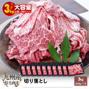 九州産 黒毛和牛 切り落とし 3kg(300g×10)