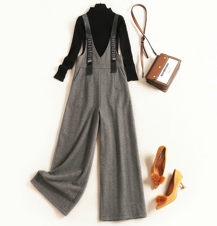 【全品10％OFFクーポン】 セットアップ レディース 秋冬 サロペットセットアップ パンツスーツ 通勤 パンツセットアップ レディス 秋冬レディース ニットトップス レディース セットアップ レディース カジュアル 大きいサイズ トップス サロペット お呼ばれ 30代 40代 50代