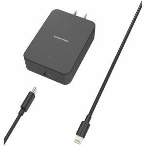 【 13時まで決済完了で当日発送 】 多摩電子工業 Power Delivery USB AC充電器BK 18W USB-C Lightningケーブル付属 TSAP116ULC10K 送料無料 即納