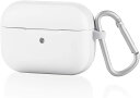 ELECOM AVA-AP2TSWH AirPods Pro対応アクセサリ TOUGH SLIMケース カラビナ ホワイト -お品-