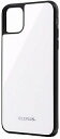  iPhone 11 Pro Max 背面ガラスシェルケース「SHELL GLASS」 ホワイト 送料無料 即納