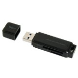 送料無料！Digio2 USB3.0 SDカードリーダー ブラック CRW-3SD62BK