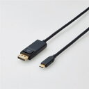 GR CAC-CDP20BK USB Type-CpDisplayPortϊP[u 2.0m