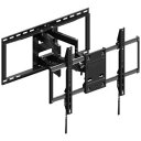 朝日木材加工 壁掛金具 フルモーションタイプ FLM-006-BK